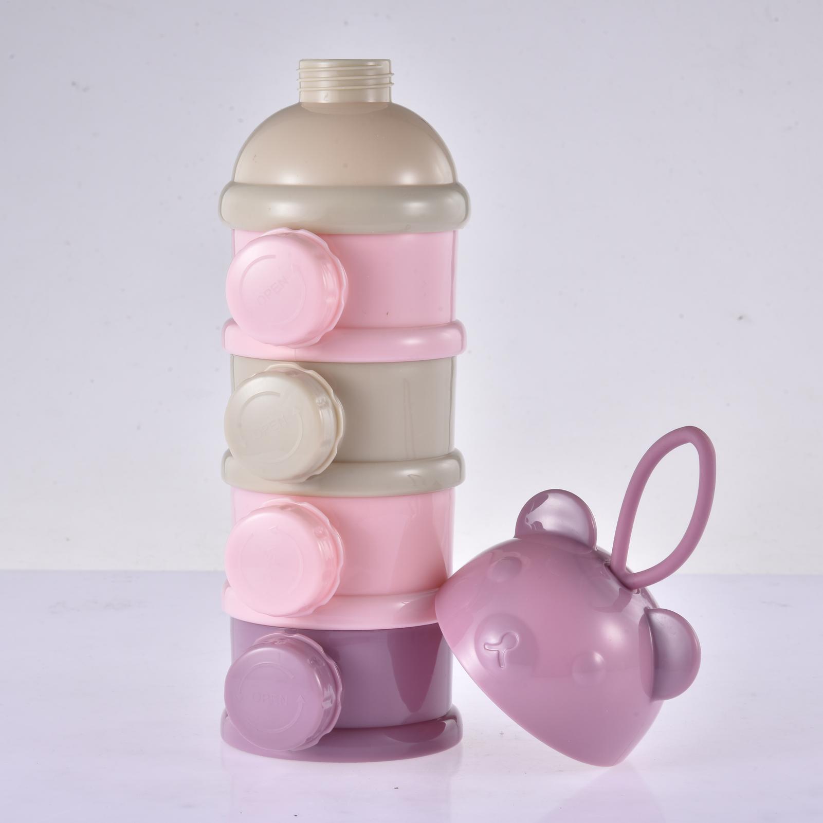Baby Food Dispenser - Recipiente de fórmula 4 grade portátil