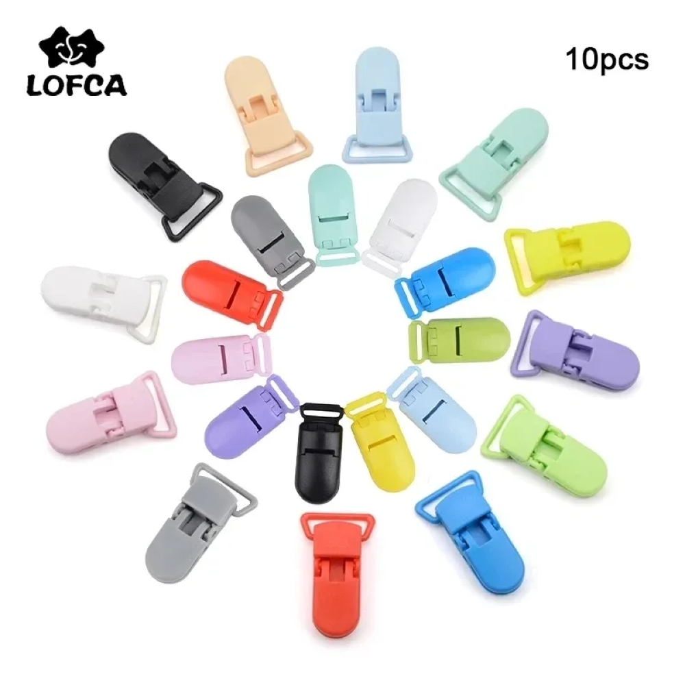 Baby Food Pacifier - Lofca 10 pçs clipes de chupeta