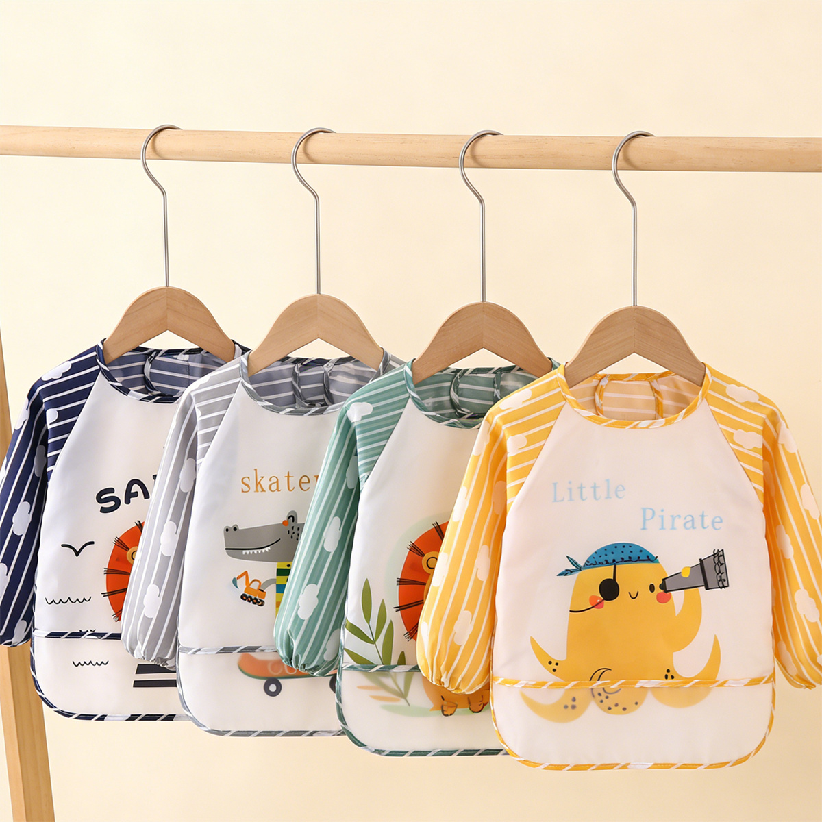 Baby Food Kit - 2 Peças de Babadores Impermeáveis de