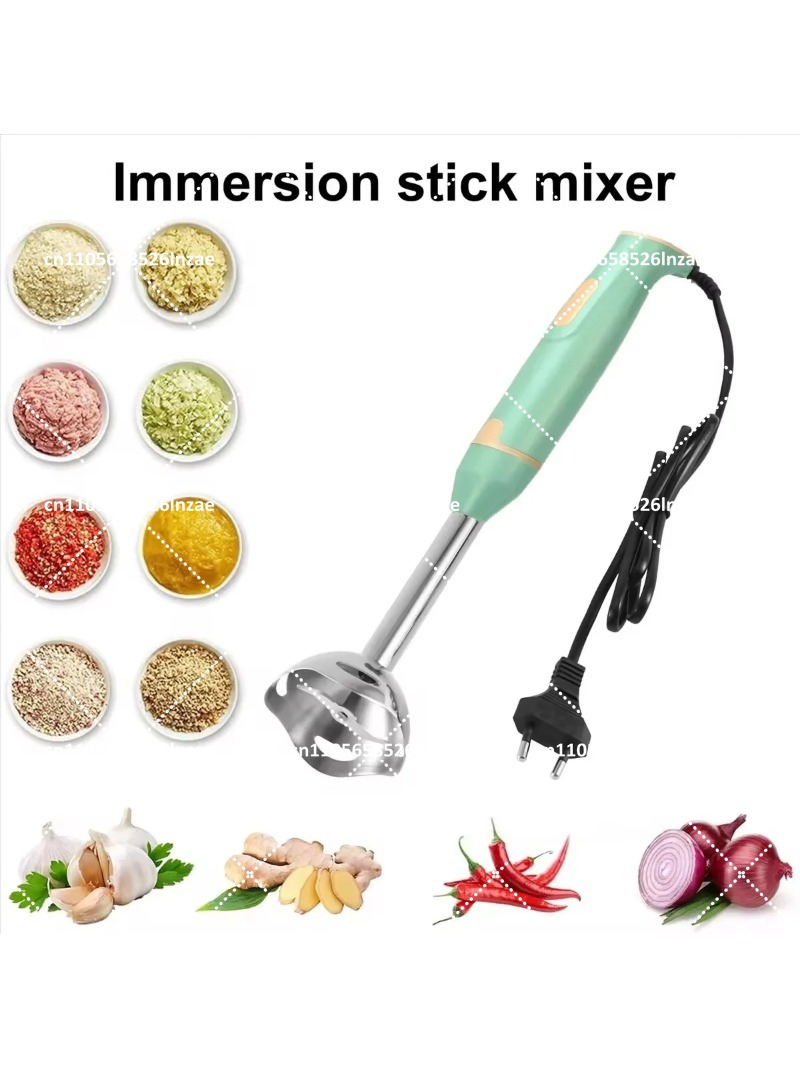 Baby Food Hand Blender - Liquidificador de Imersão Elétrico para Smoothies,