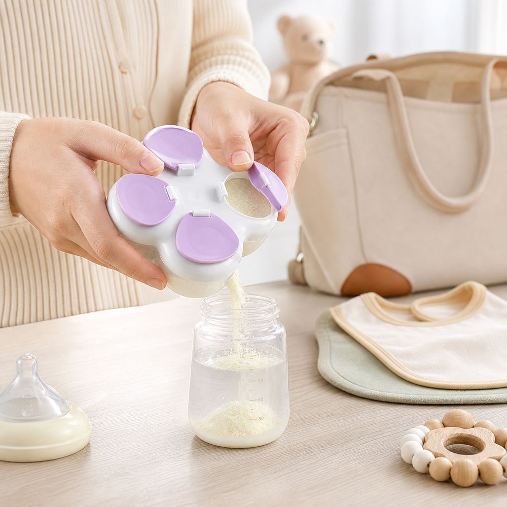 Food Box Baby - Dispensador de Fórmula com Divisórias 720ml,