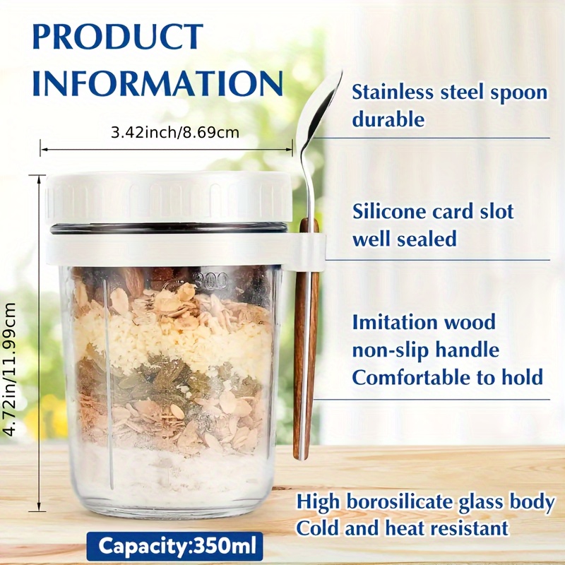 Copo de aveia de vidro de 1 un - Baby Food Oatmeal avaliação e preço