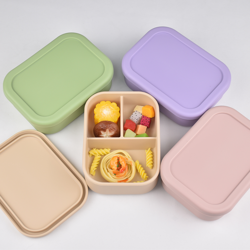 Lancheira bento de silicone de - Baby Food Options avaliação e preço