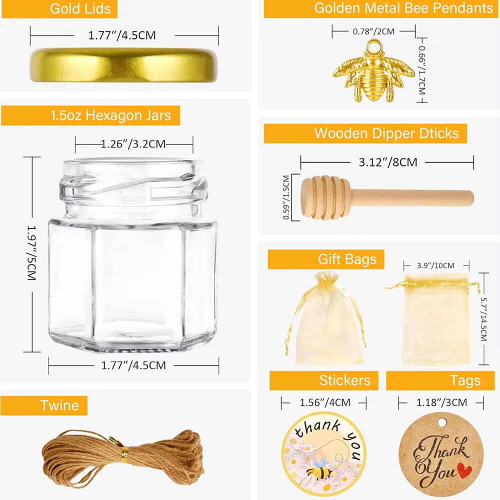 Pequeno frasco de mel, mini fr - Baby Food Jars avaliação e preço