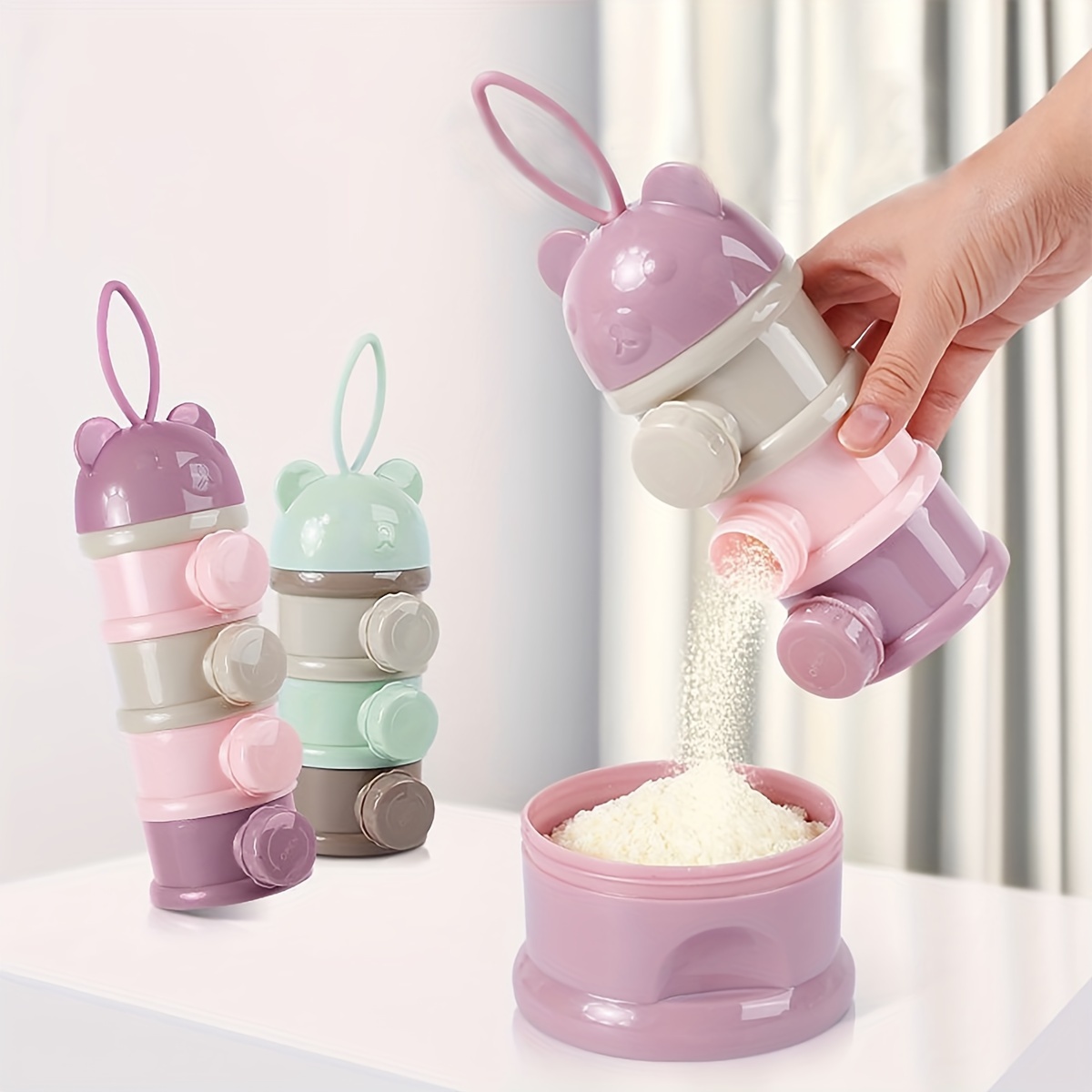 Recipiente de leite em pó para - Baby Food Dispenser avaliação e preço
