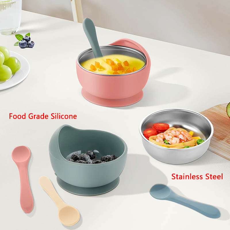 3 pçs conjunto tigela de alime - Baby Food Kit avaliação e preço
