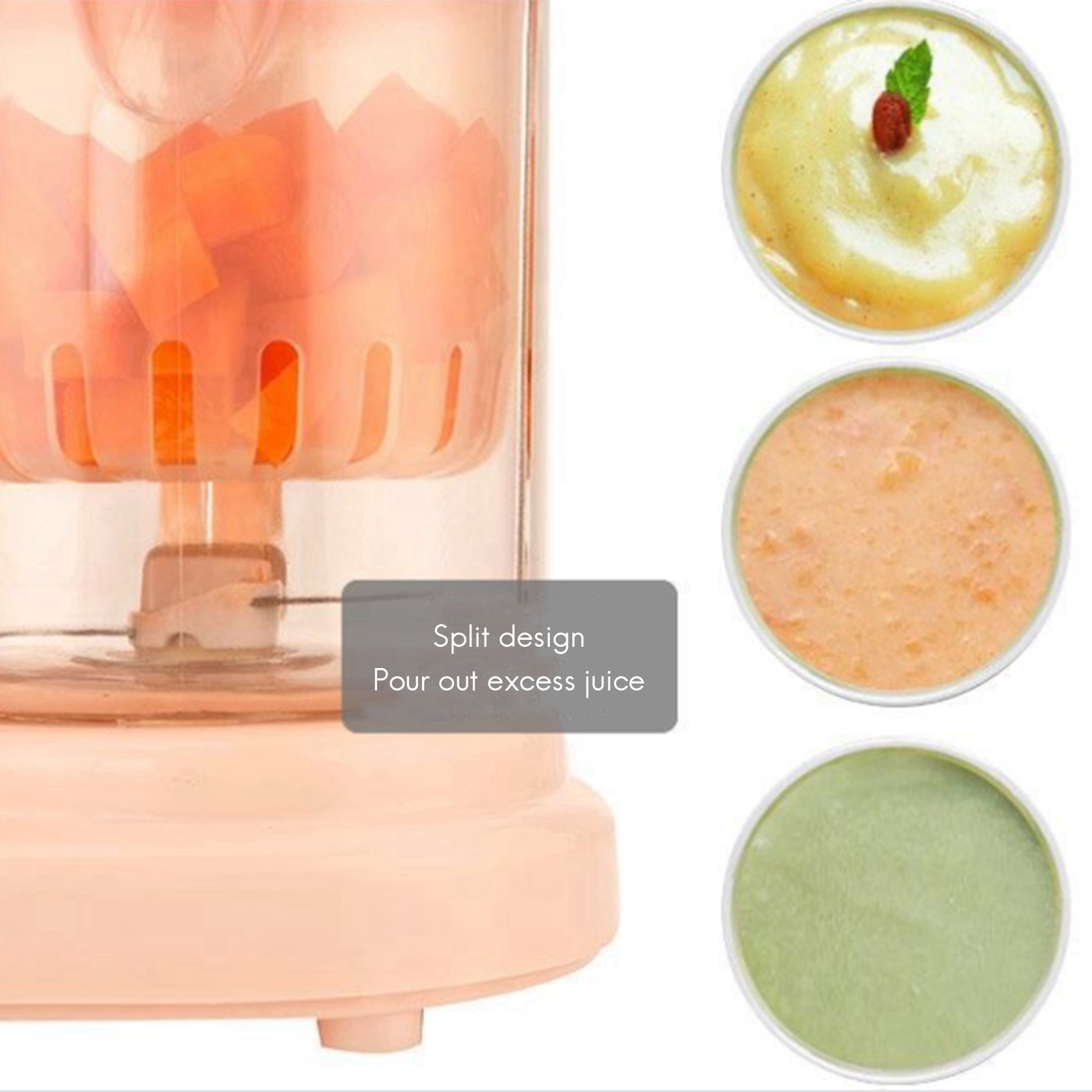 Him-máquina de alimentos para  - Baby Food Hand Blender avaliação e preço