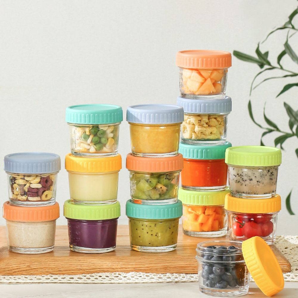 Jarra de vidro para comida de  - Baby Food Jars avaliação e preço