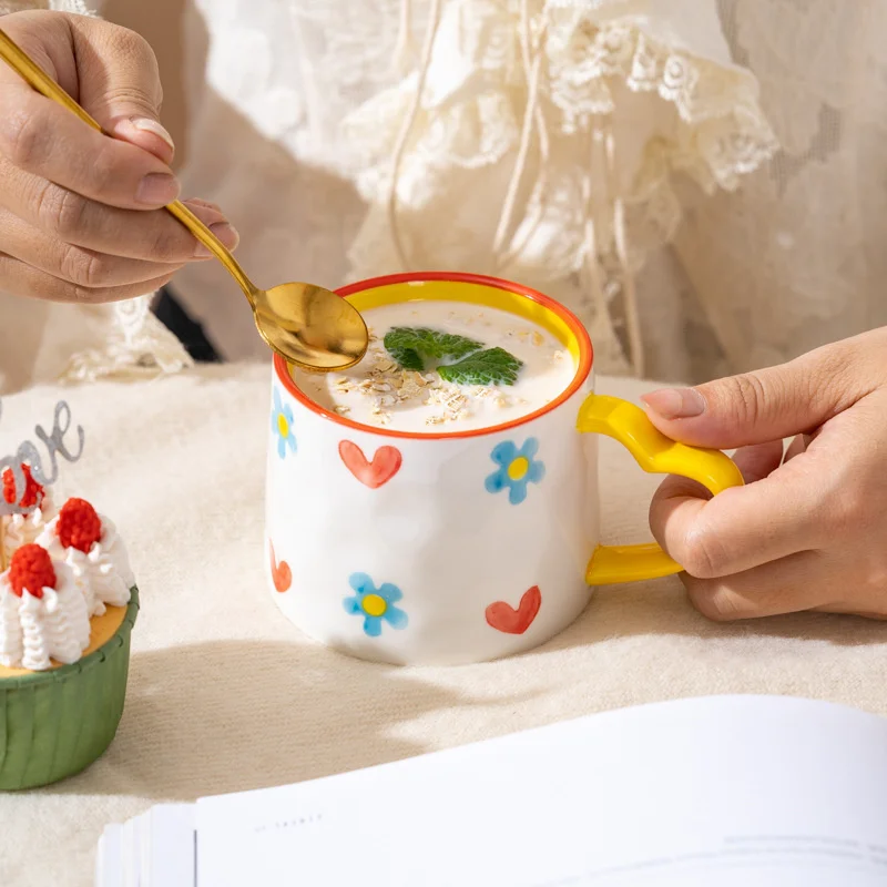 Caneca cerâmica pintada à mão  - Baby Food Oatmeal avaliação e preço