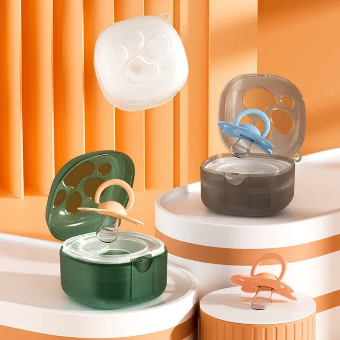 Caixa de chupeta de silicone d - Food Box Baby avaliação e preço