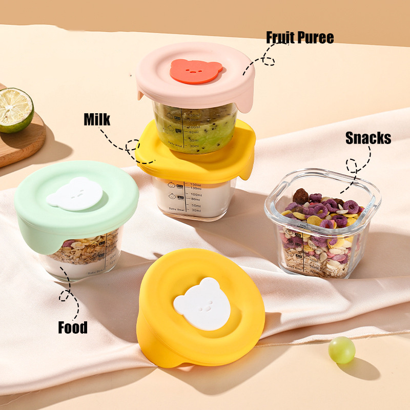 Frascos de vidro para armazena - Baby Food Jars avaliação e preço