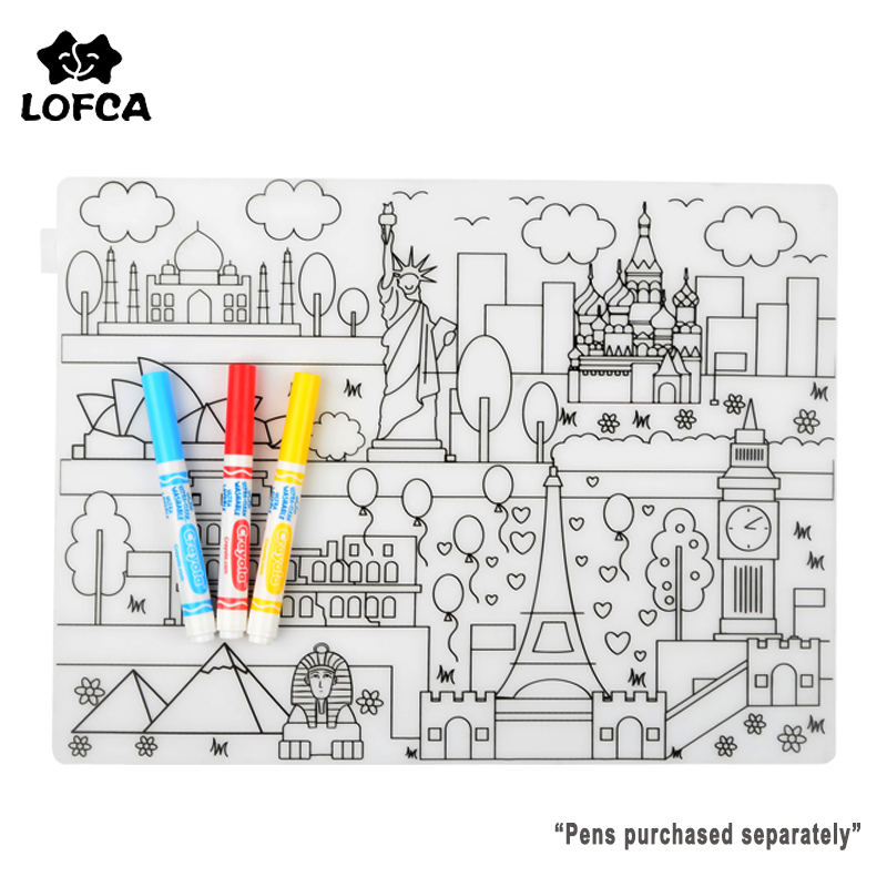 Silicone bebê placemat 1pc ute - Baby Food Kit avaliação e preço